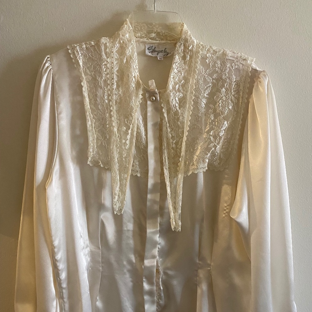 Vintage Silky Shapely Blouse